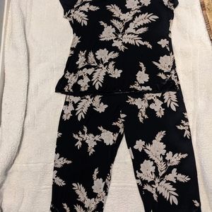 Black pajama set